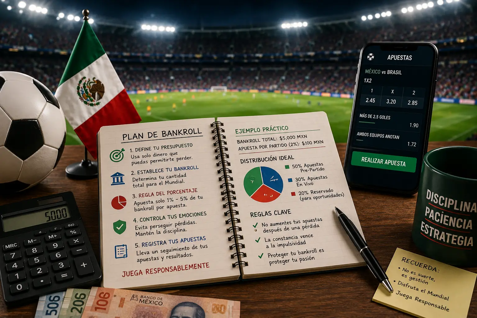 Cómo Gestiono Mi Bankroll de Apuestas Durante la Copa Mundial de la FIFA: Una Guía de Juego Responsable para Apostadores Mexicanos