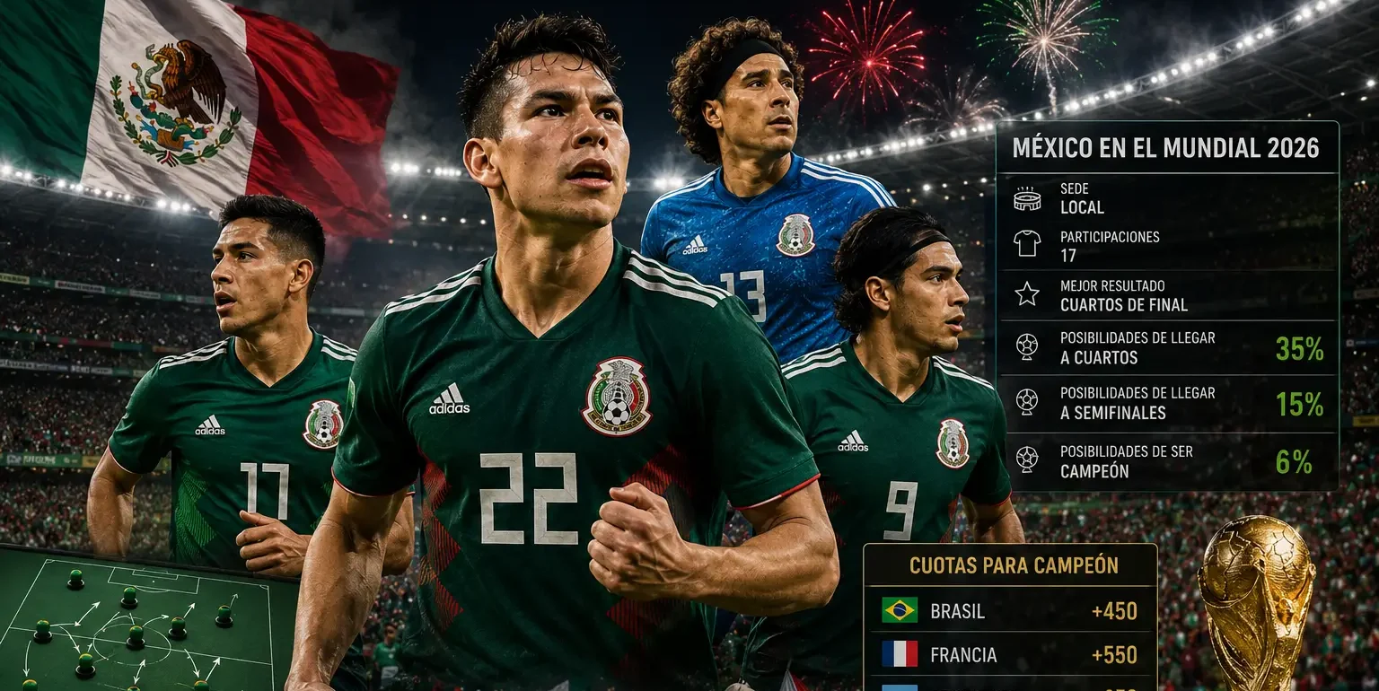 México y las probabilidades del Mundial 2026: ¿puede El Tri finalmente dar el salto?
