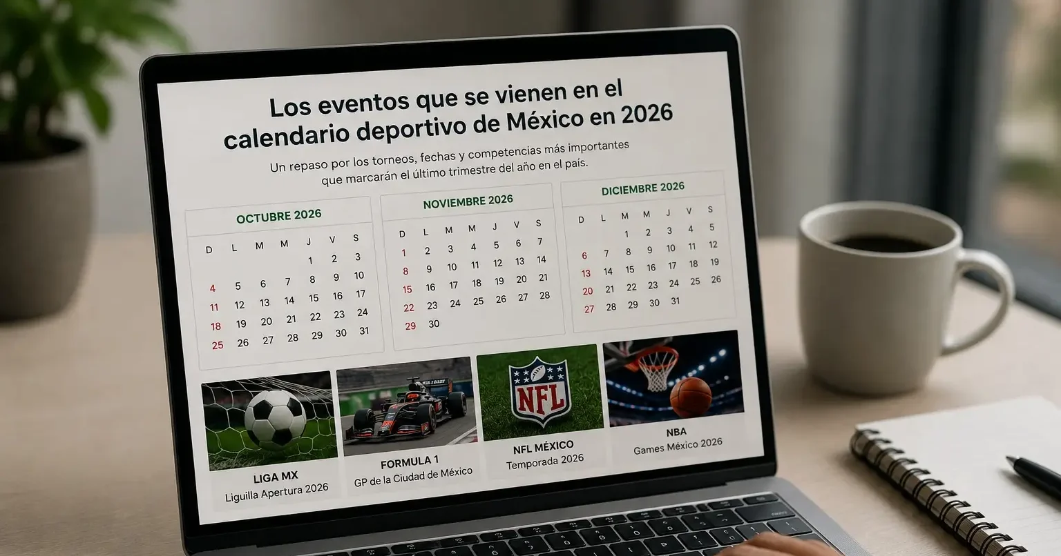 Los eventos que se vienen en el calendario deportivo de México en 2026