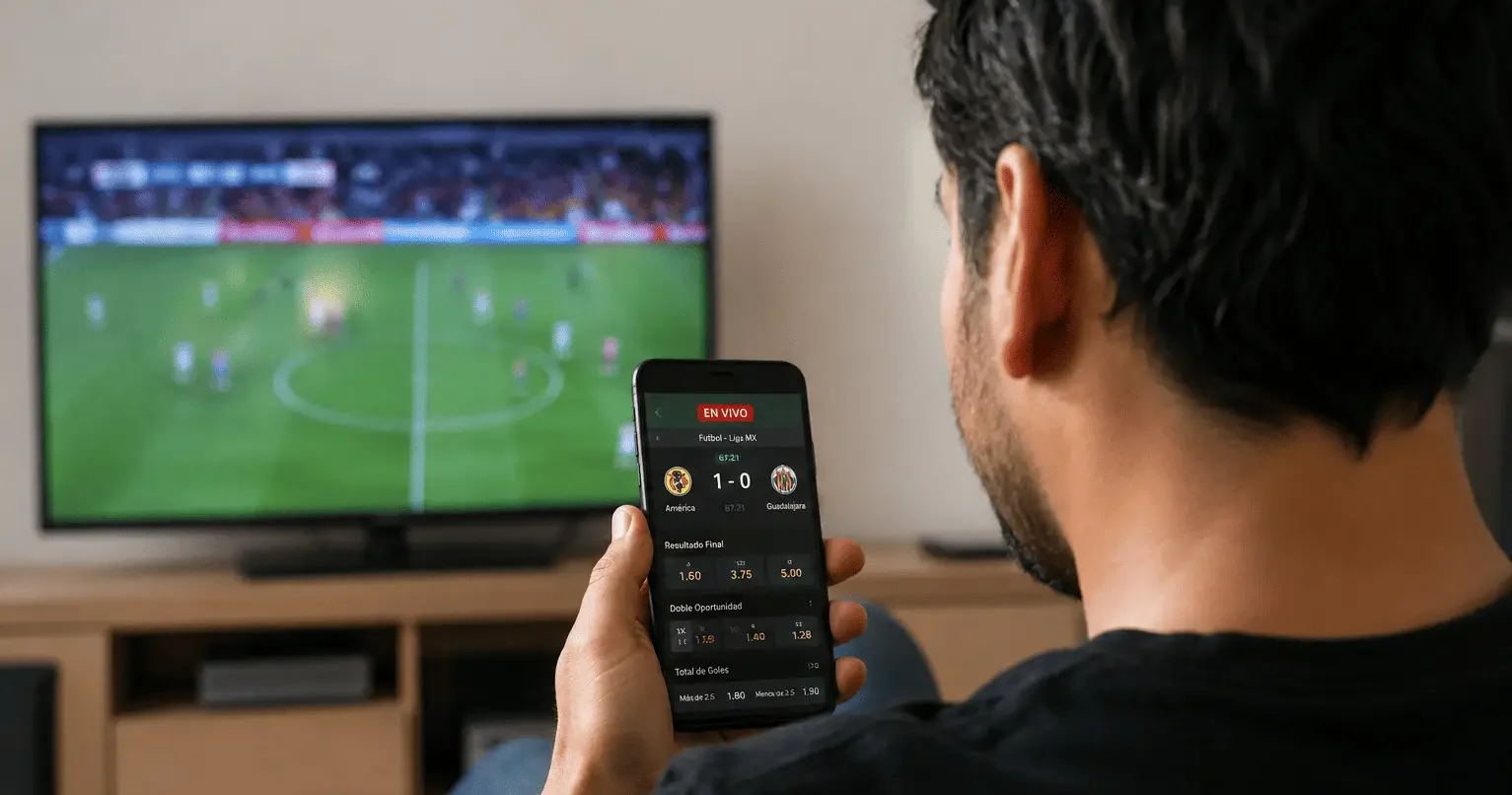 Las apuestas en vivo requieren, casi “obligatoriamente”, que el apostador le haga seguimiento al partido.