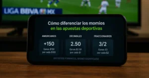 Cómo diferenciar los momios en las apuestas deportivas