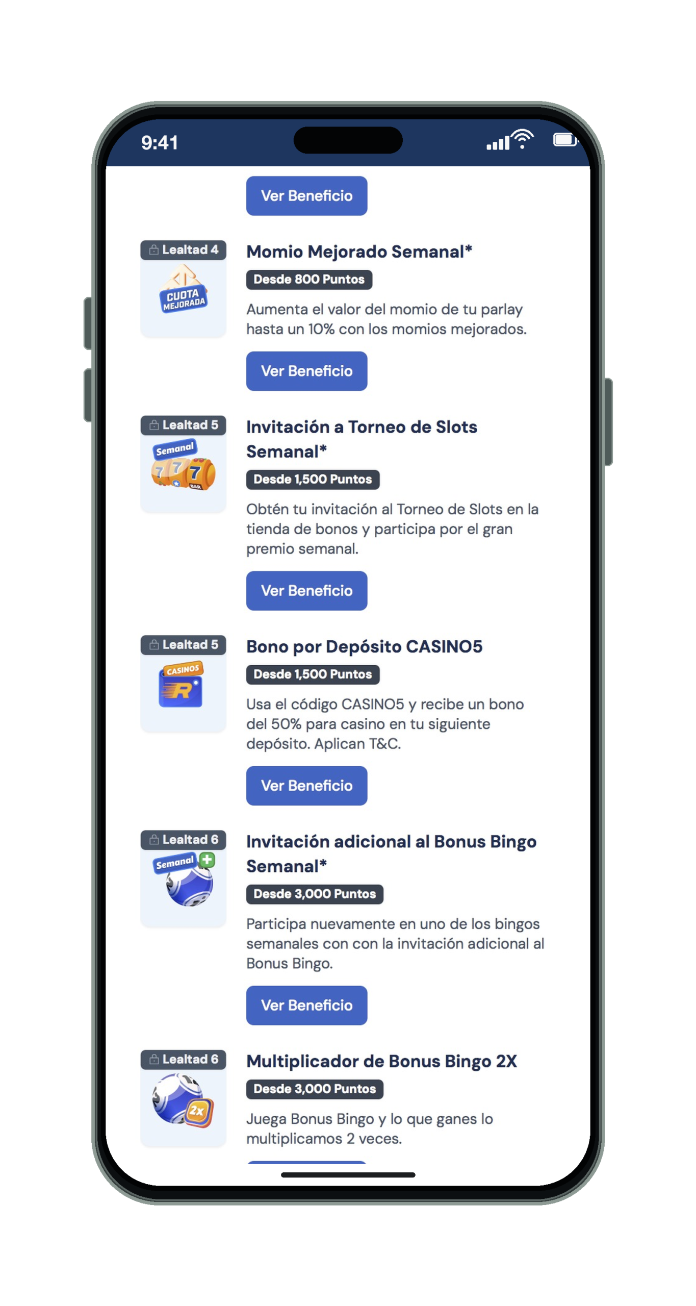 Rushbet en el móvil: programa de lealtad, lista de beneficios, parte 2 de 4