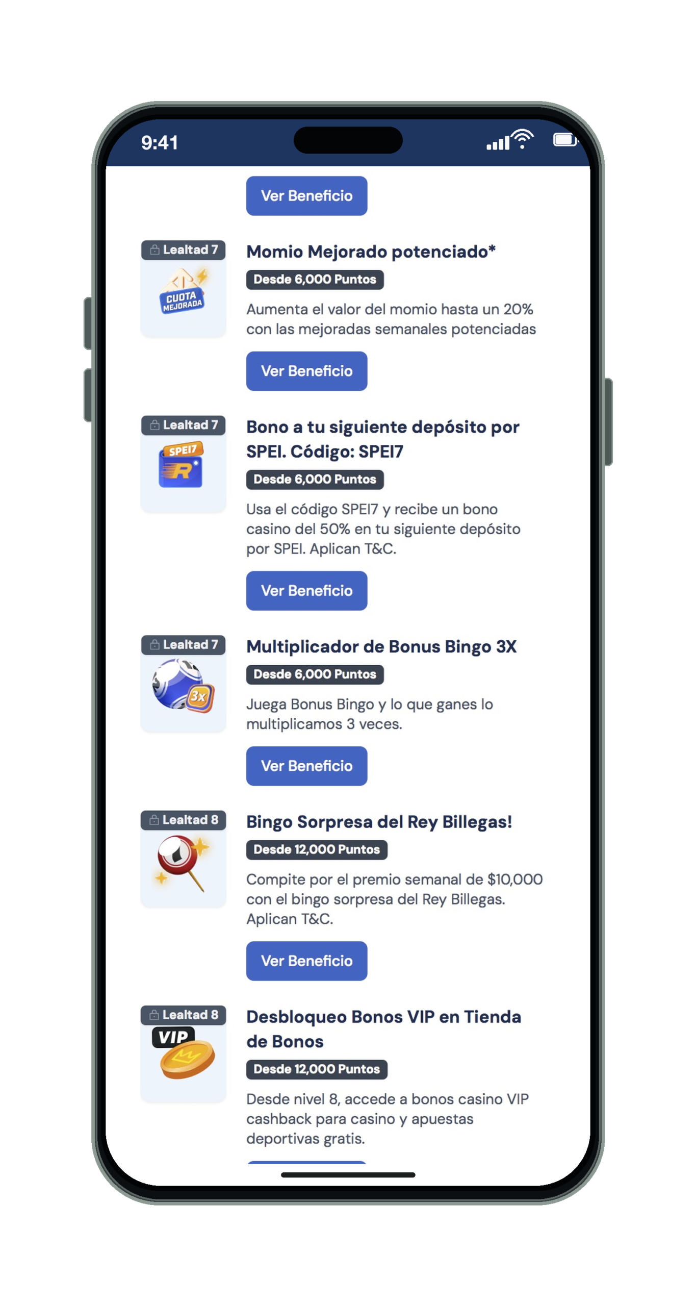 Rushbet en el móvil: programa de lealtad, lista de beneficios, parte 3 de 4