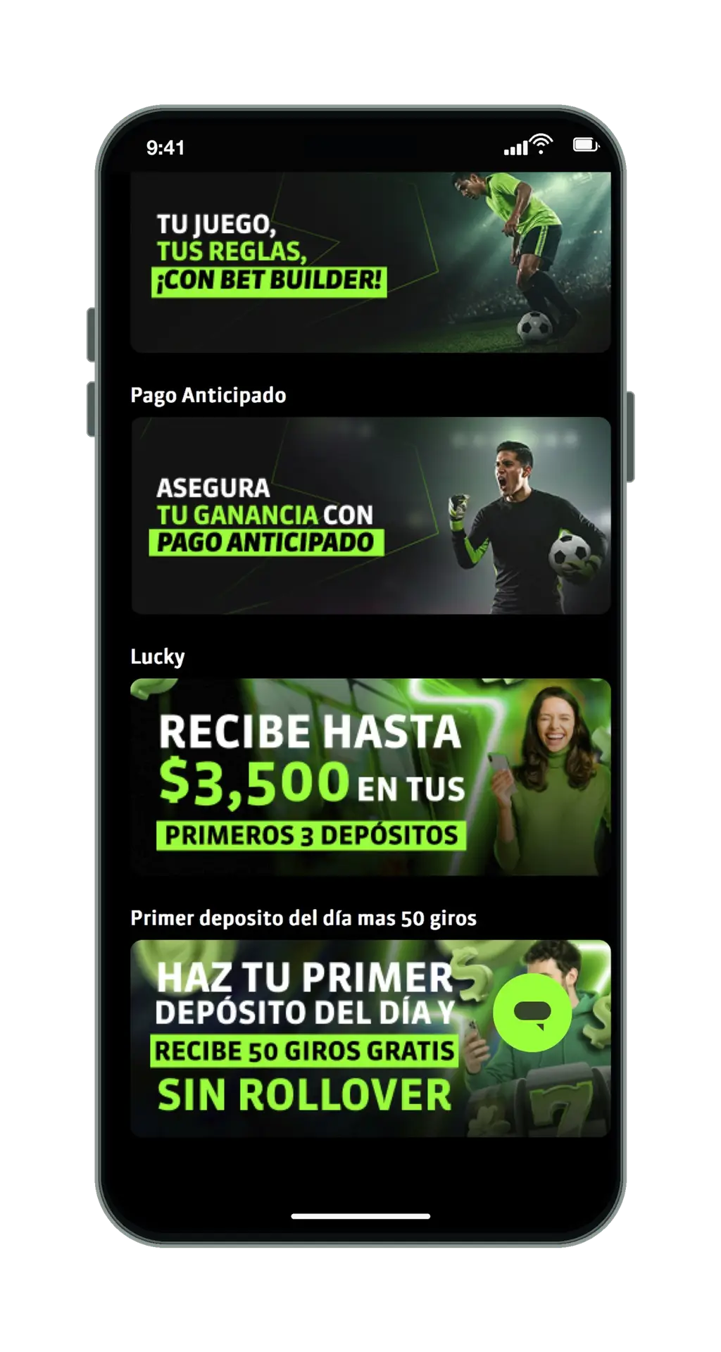 Strendus en el móvil: página de promociones, parte 3